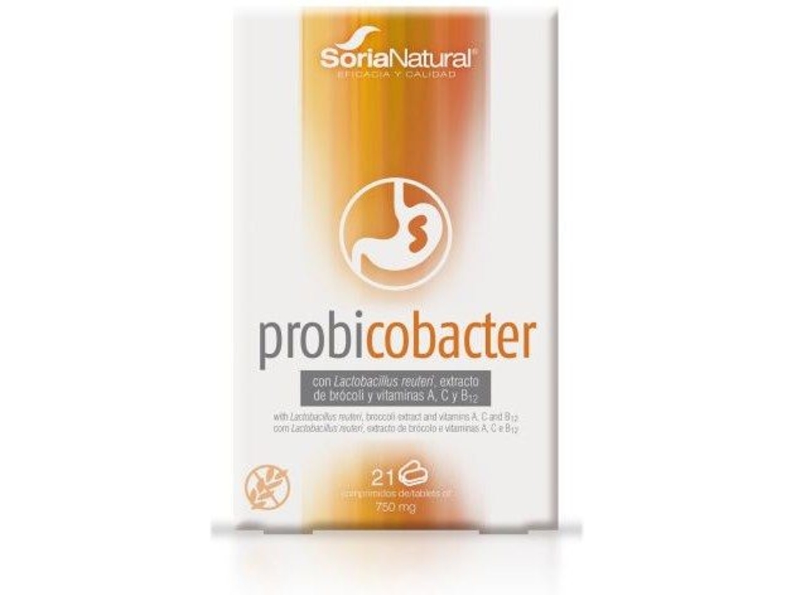 Complemento Alimentar SORIA NATURAL Probicobacter 21 Comprimidos