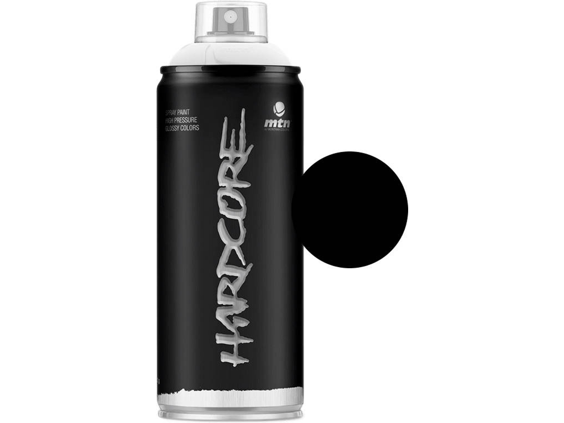 Spray MONTANA COLORS Hardcore Black Satin (400 ml - Negro)