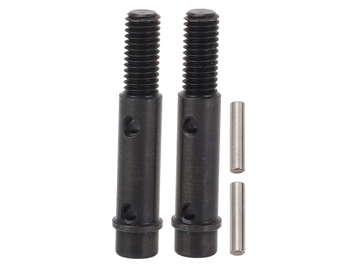Eje De Transmisión Trasero De Aleación Ligera Mecanizado Por Cnc Para Coche Rc 1/10, 2 Piezas, Accesorio De Repuesto