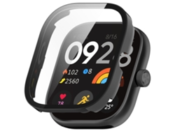 Funda de Reloj con Protector de Pantalla para Redmi Watch 4 Negra