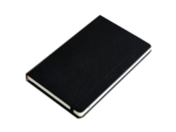 Cuaderno Multifuncional De Piel Sintética Pu, Grueso Y Resistente A La Suciedad, Ideal Para Diario, Estudio Y Negocios - Negro