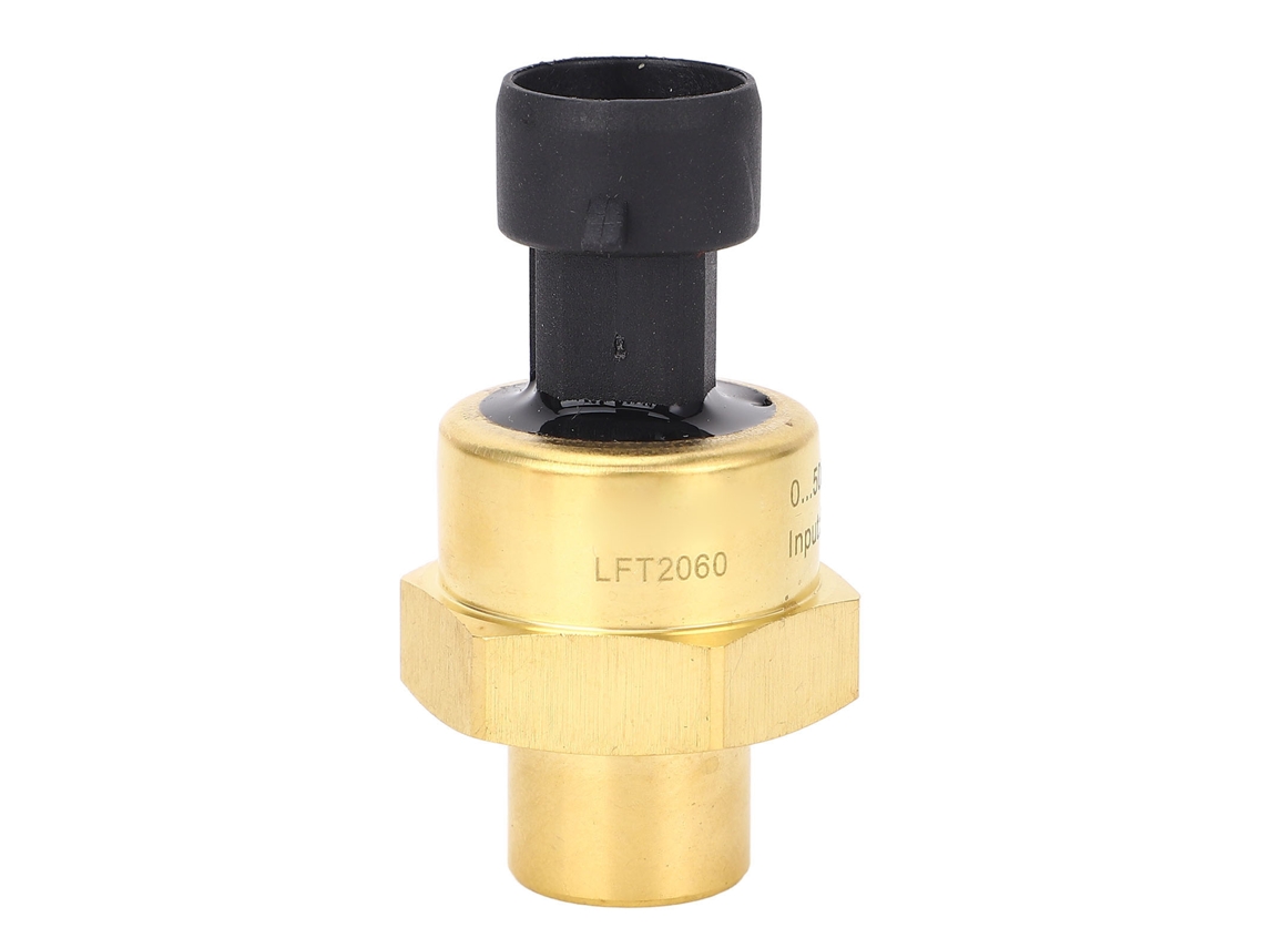 Transmisor de presión de latón para aire acondicionado y refrigeración, 0-50 bar, 4,75-5,25 V CC, IP67 (sin marca).