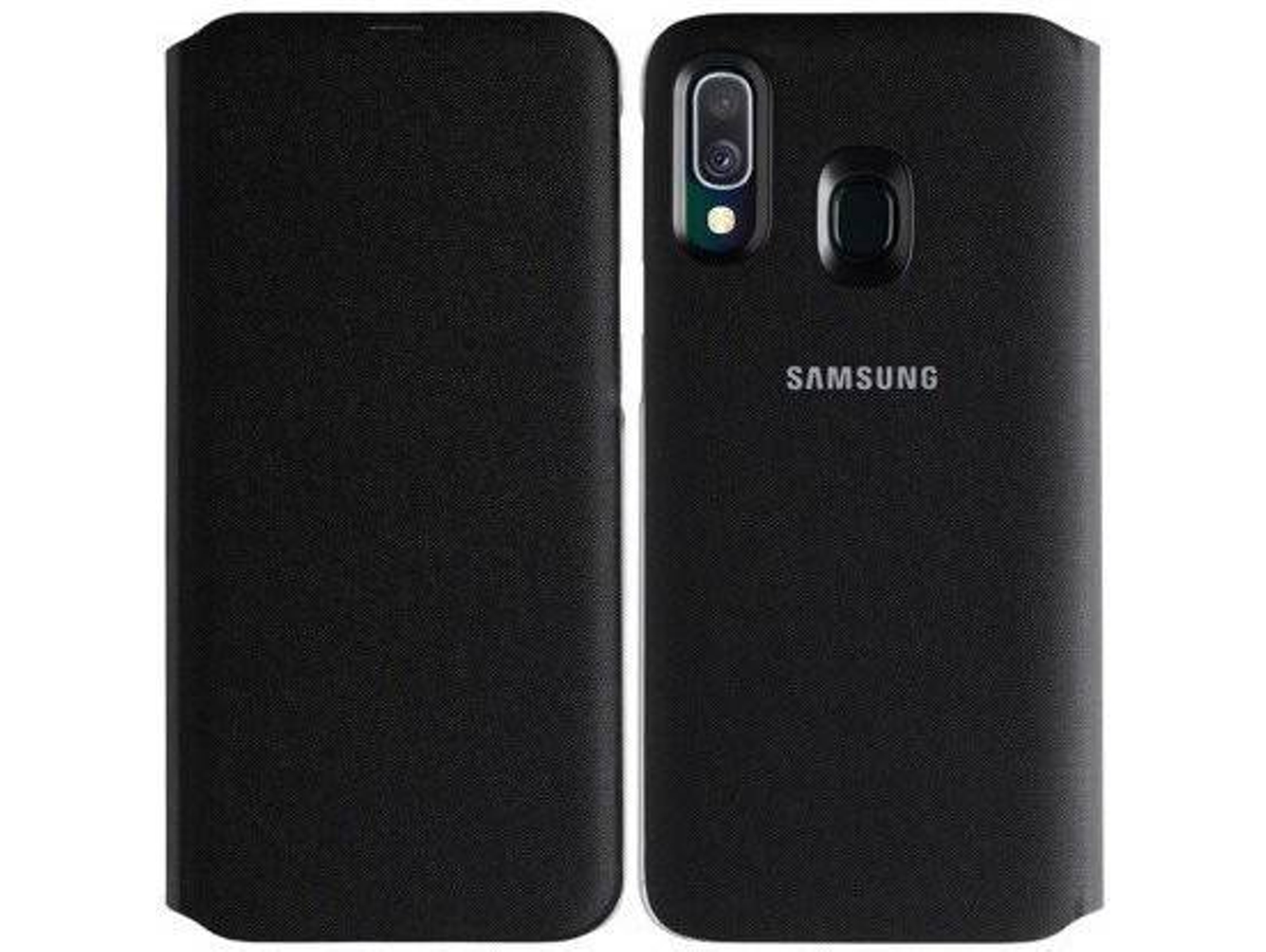 Funda SAMSUNG Galaxy A40 Wallet Negro