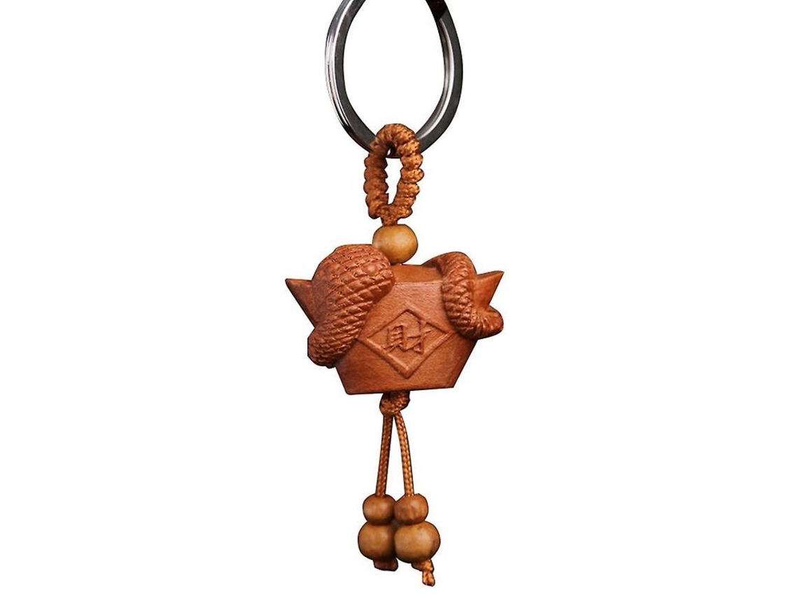 2026-colgante De Madera Con Estilo Zodiaco Chino Llavero Para Coche Y Bolso Regalo Decorativo Bosaid