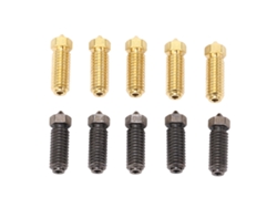 Kit de 10 boquillas de repuesto para impresora 3D Kobra 3, 0,4 mm, latón y acero endurecido.