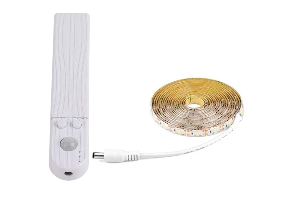 Yncm2026-luz Led Con Sensor De Movimiento Inalámbrico 1m 2m 3m, Luz Nocturna Batería Para Cama, Armario, Pasillo, Escaleras