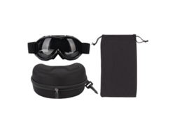 Gafas de esquí para adultos con doble lente esférica, antivaho, resistentes al viento y al viento, para snowboard y escalada.