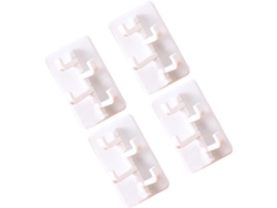 Juego de 4 ganchos giratorios con garras, adhesivos para colgar en la pared, para toallas, bufandas, chales y accesorios. Slowmoose