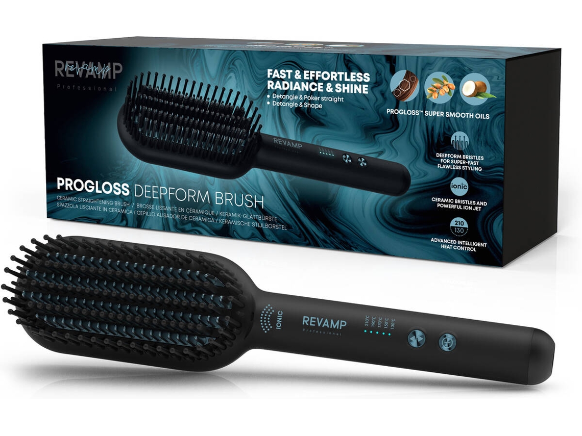 Moldeador de Pelo REVAMP BR-2000 DEEP FOR (130-210 ºC - 5 Niveles de temperatura)