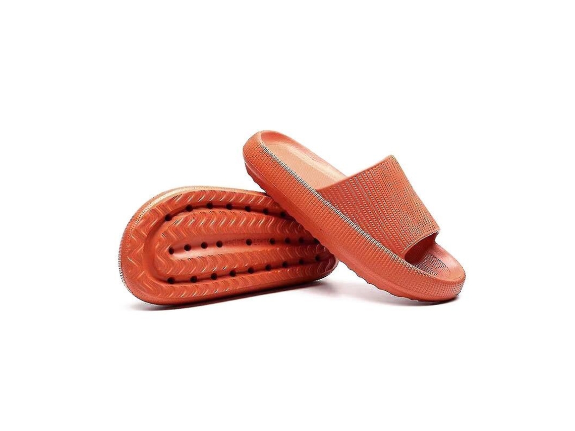 Pantuflas Antideslizantes De Eva Ultrasuaves De 4 Cm Para Verano, Baño, Hogar, Oficina, Color Liso.