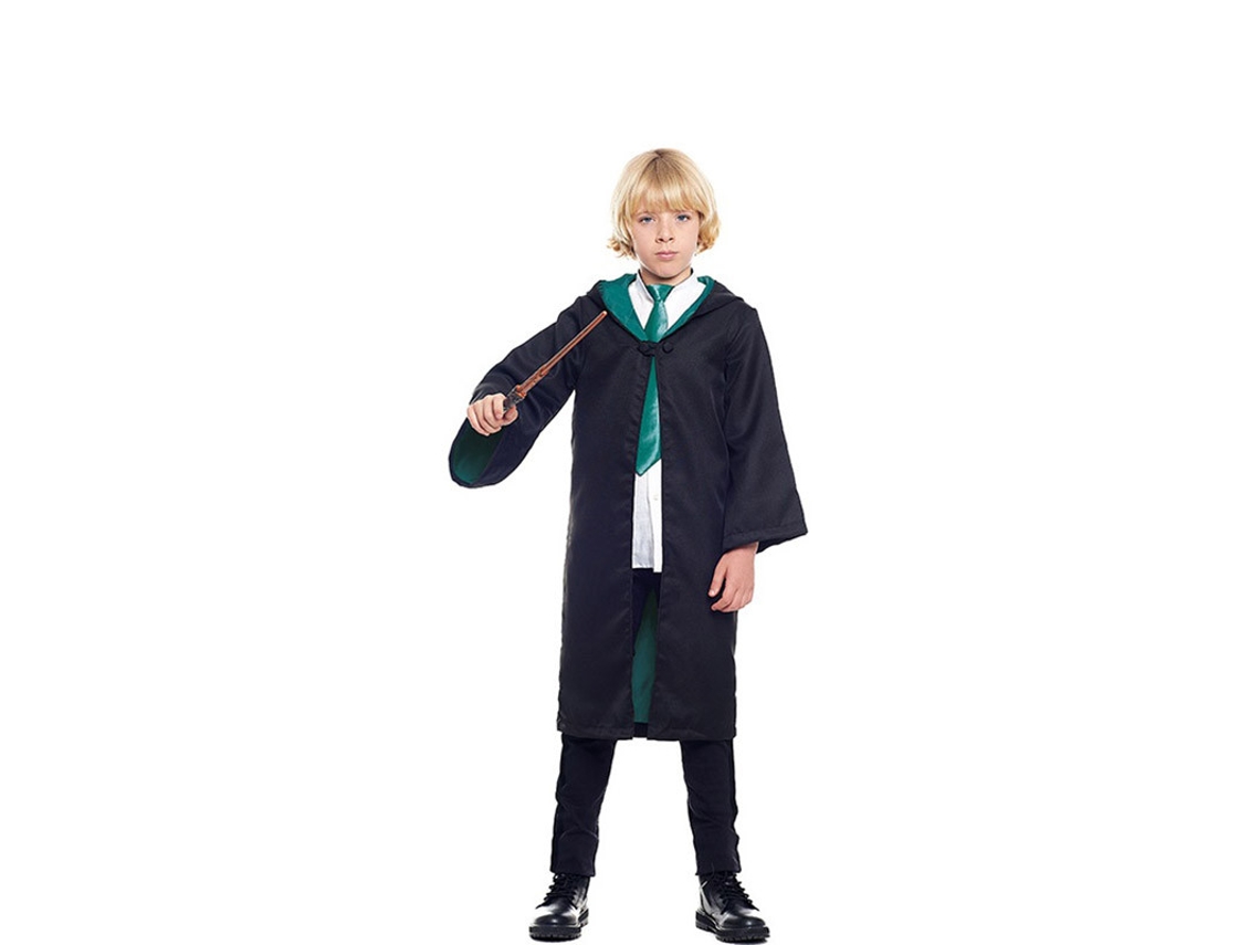 Disfraz de Niño PARTILANDIA aprendiz de brujo verde (Tam.: 5-6 anos)