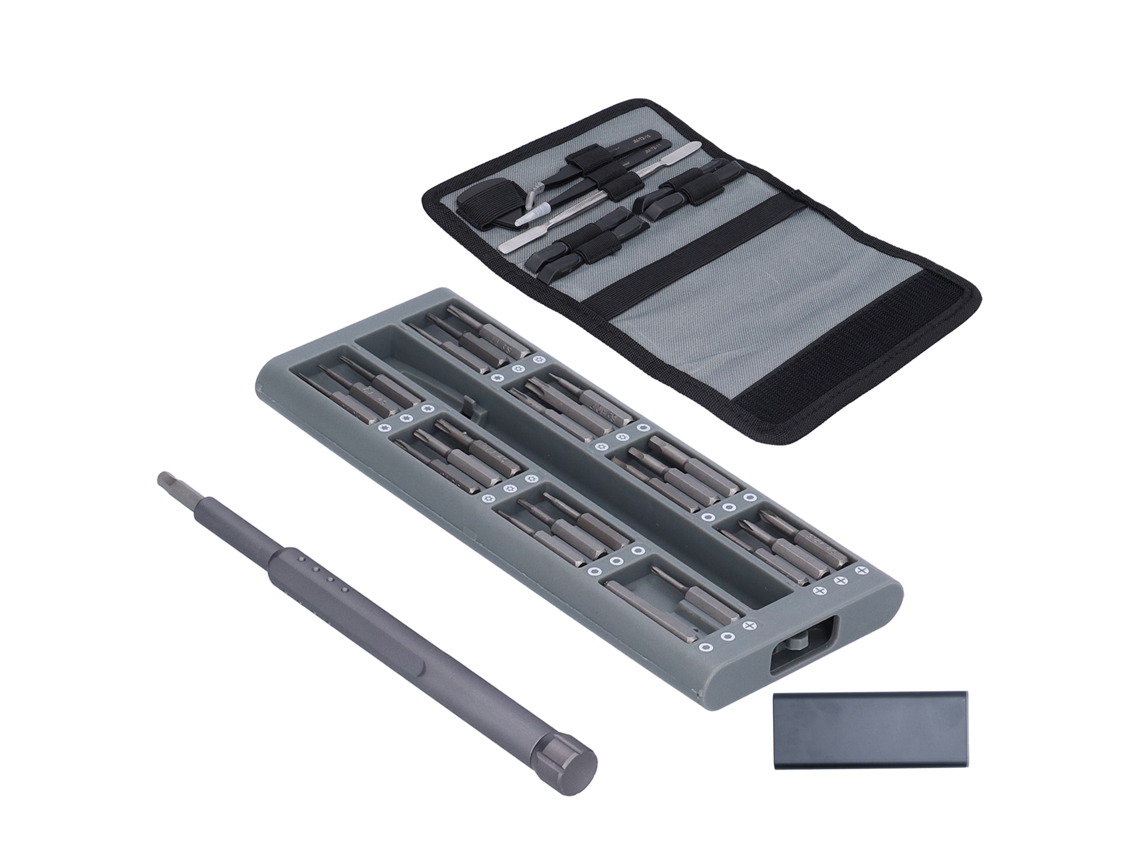 Kit De Destornilladores Phillips, Acero S2, Con Punta Magnética Y Pinzas Para Reparaciones Electrónicas Y Domésticas.