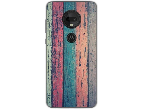 Carcasa Motorola Moto G7 / G7 Plus TUMUNDOSMARTPHONE Madera 10 Multicolor