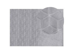 Alfombra BELIANI Thatta de Poliéster Gris 160x230
