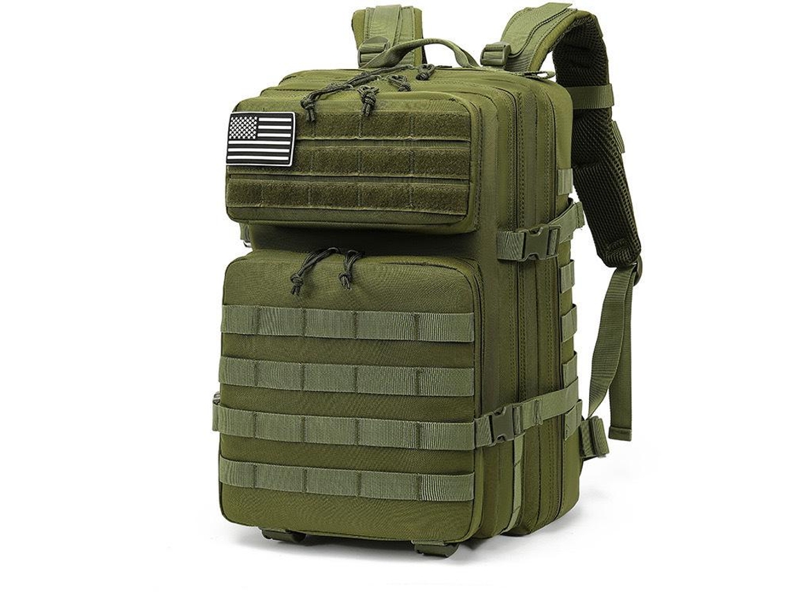 Mochila Táctica Multifuncional De Gran Capacidad De 45 L (verde Militar), Chrui