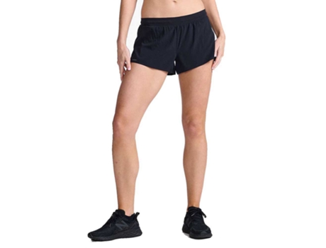 Calção 2XU Shorts Light Speed 3´´ Preto M Mulher