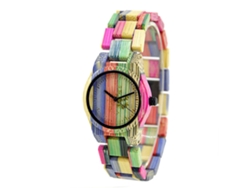Reloj De Bambú Elegante Y Moderno Para Parejas Reloj De Muñeca De Cuarzo