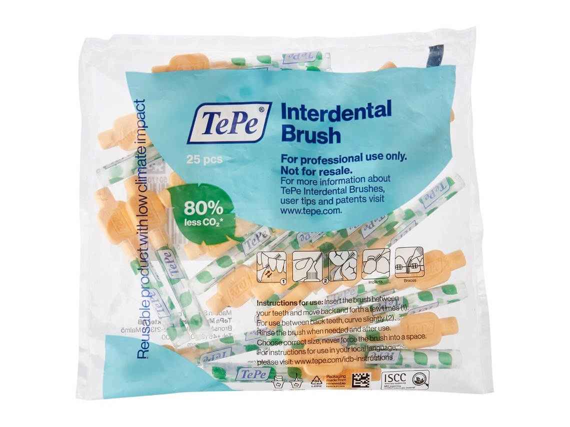 Cepillos interdentales TEPE Extra Soft Naranja 0,45 mm 25 Unidades