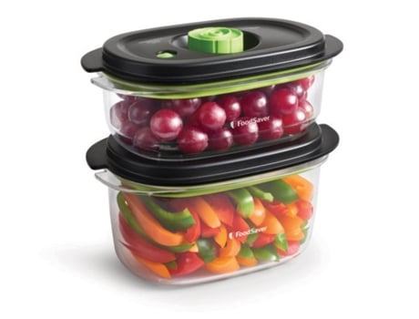 Juego de 2 Cajas FOODSAVER FFC025X (1,2L + 0,7L)