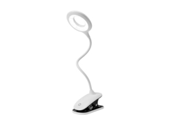 Luminária De Leitura Com Clipe De Led Regulável Proteção Para Os Olhos Luminária De Mesa 