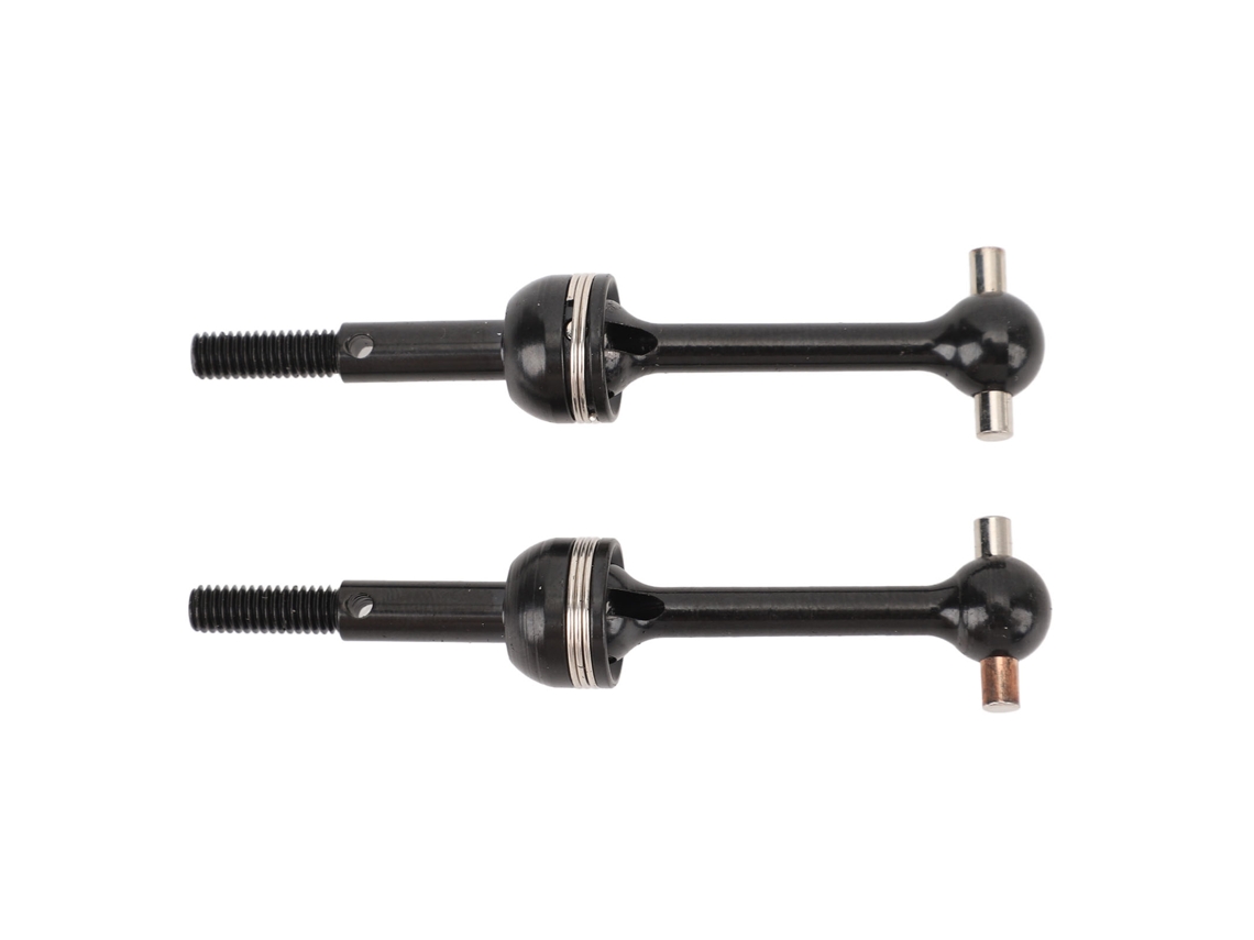 2 Ejes De Transmisión Cvd Universales De Acero Endurecido, Delantero Y Trasero, Para Tamiya Tt02 Tt01 Tt01d Tt01e