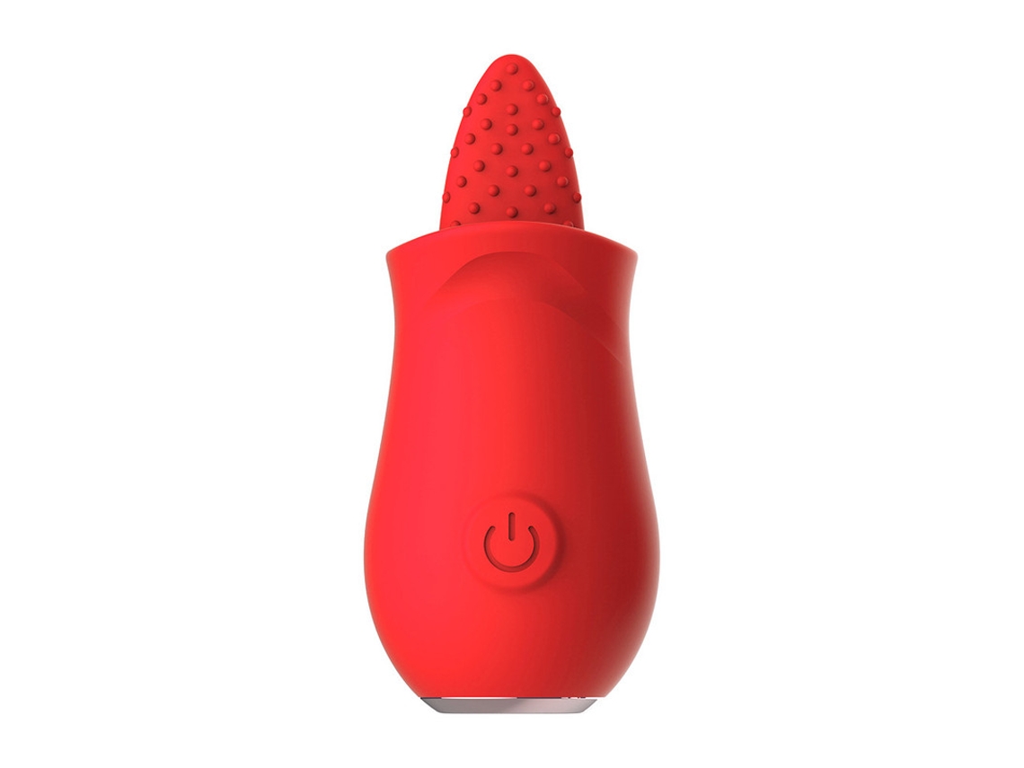 Vibrador De Masaje Para Lamer La Lengua De 10 Frecuencias Para Mujeres (rojo)