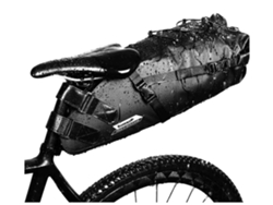Bolsa impermeable para sillín de bicicleta (1,5/10 l), color negro, ideal como regalo de ciclismo para hombre. SAISIYIKY