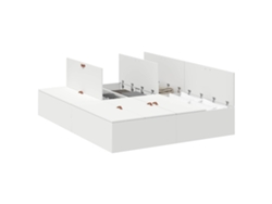 Maison Exclusive - Cama Con Almacenamiento 140 X 200 Cm Madera Contrachapada