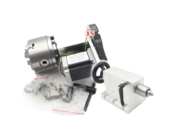Eje rotatorio, alta precisión, compatibilidad versátil, 4 mordazas K12-100mm