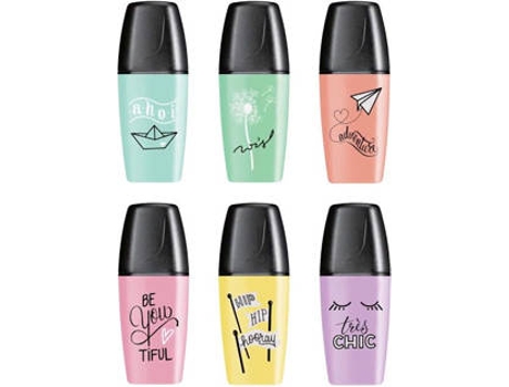 Marcadores Fluorescentes STABILO Pastel Love (6 Un)