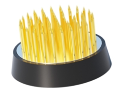 Arreglo de alfileres decorativos de rana con un diámetro de 3,4 cm, Copperslowmoose