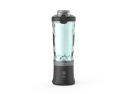 Exprimidor Eifson de 600 ml, licuadora con vaso de jugo en forma de diamante y 6 cuchillas (negro)