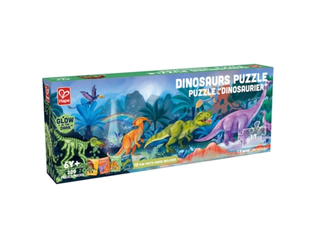 Puzzle fluorescente dinosaurios 200pzas