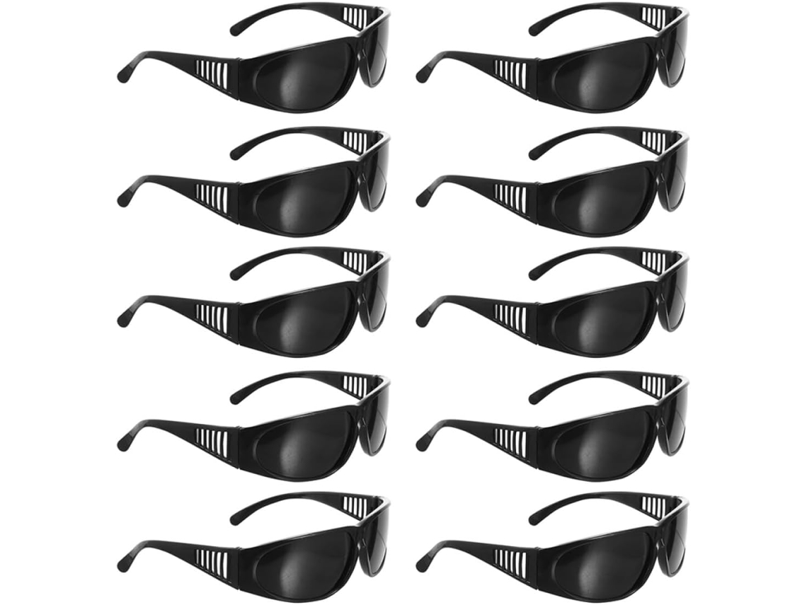 Gafas De Soldadura Antivaho, Paquete De 10 Pares Para Esmerilado Y Corte, Protección Ocular Cómoda.