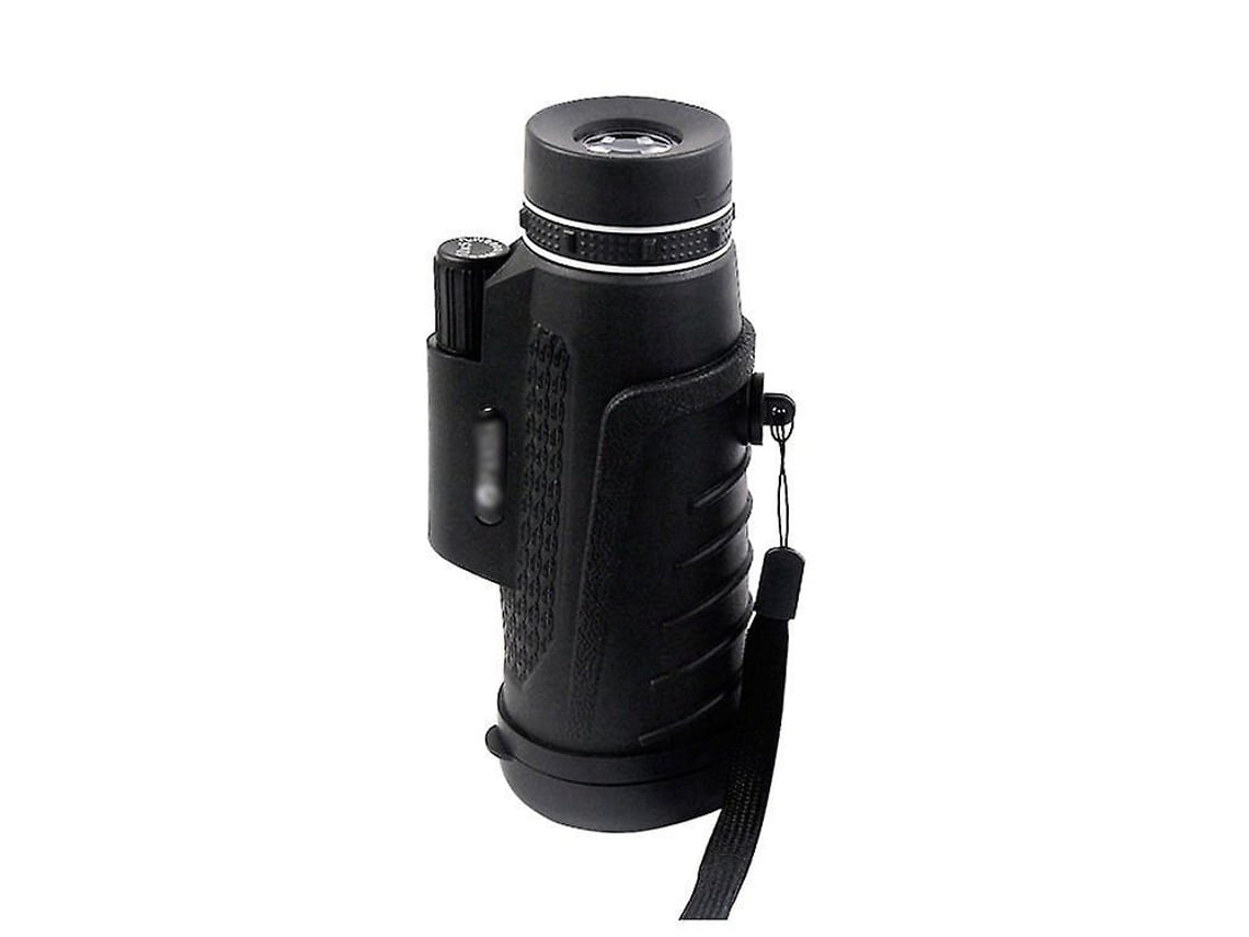 Telescopio monocular con zoom óptico de 40x60 y clip para trípode para teléfono, color negro Gusshious