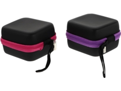 Bolsa Organizadora Compacta Para Óleos Essenciais, Ideal Para Viagens, 9,50 X 8,00 X 5,50 Cm, Com Proteção.