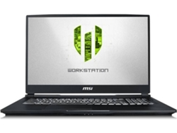 Portátil WorkStation MSI WE75 9TK-669ES - 9S7-17E232-669 (17.3'' - Intel Core i7-9750H - RAM: 32 GB - 1 TB SSD - NVIDIA Quadro RTX 3000)