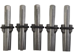 Conjunto De 5 Cunhas De Metal Resistentes Para Rachar Rochas E Granito.