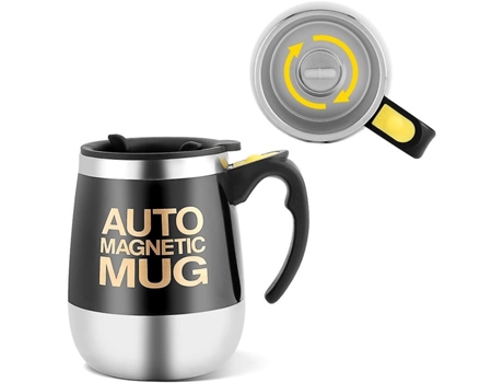 Taza XGF Taza de mezcla magnética, taza de café autónoma, taza de autogestivo de acero inoxidable para COF
