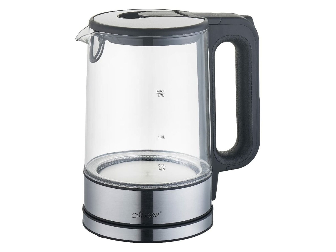 Hervidor FEEL MAESTRO MR-053-BLACK (Plateado - 220-240 V - 1,7 L)