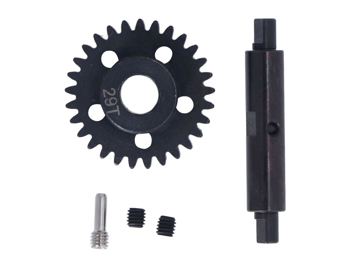 Ymsl Engranaje Piñón Motor 29t De Acero Para Coches Rc Arrma Series 1/7 1/8 Con Eje De Bobina Hxl