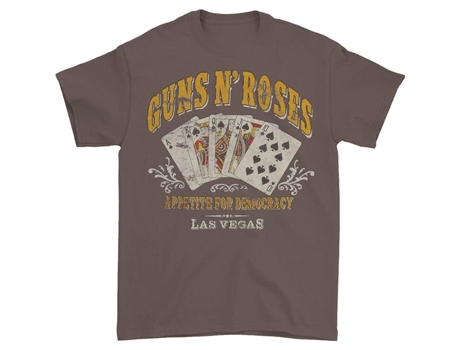 Camiseta ROCKINSTONE Full House de Guns N Roses (S)