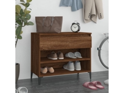 Zapatero Organizador 70X36X60 Cm Derivados de Madera Roble Ahumado