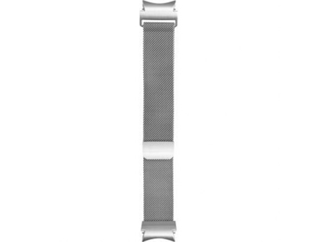 BIGBEN CONNECTED Brazalete para Galaxy Watch 4/4 Classic/5/5 Pro/6/6 Classic Milanese Acero Plateado