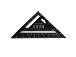 Protector Angular Triangular De Aluminio Para Cubierta De Techo De 7 Pulgadas, Color Negro Oxidado.
