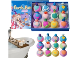 Bombas De Banho Efervescentes, 12 Unidades, Espuma Macia Arco-íris - Ideias Para Presentes De Natal