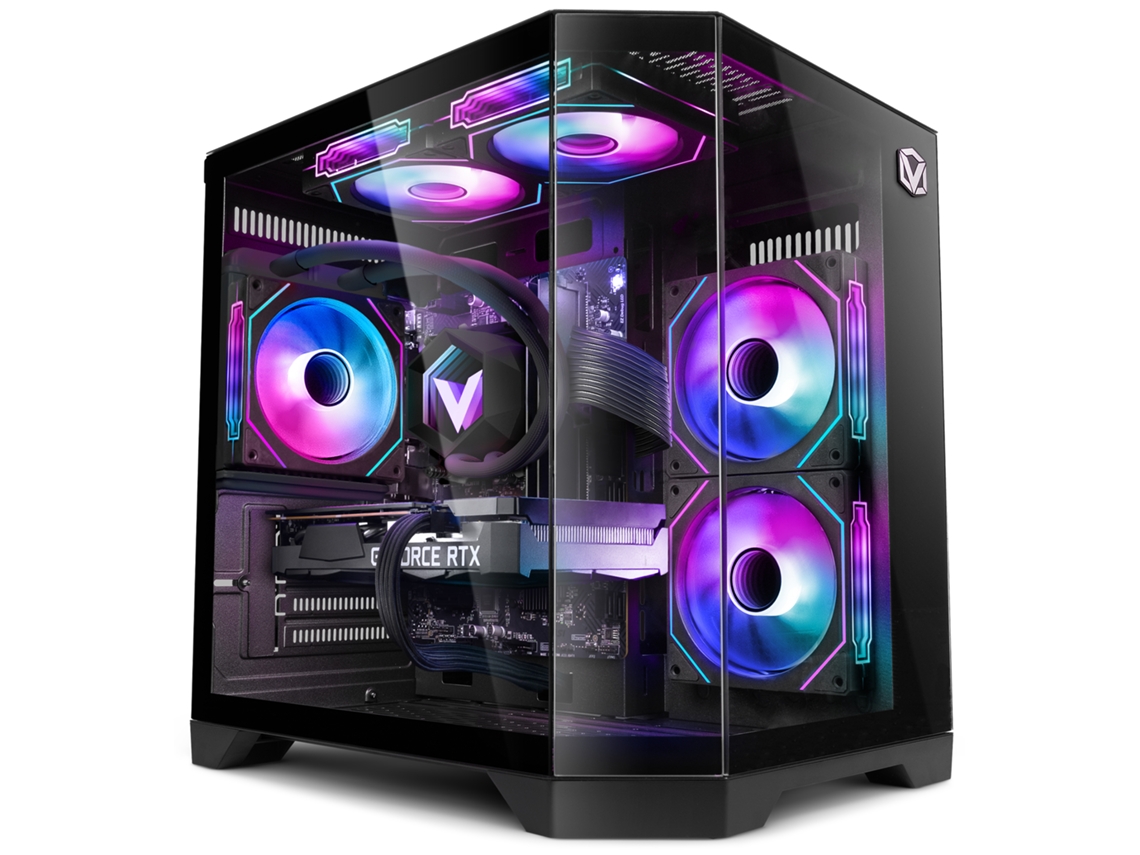 PC para juegos Vibox IV-58 • Ryzen 7 57x 4.6 GHz • RTX 56 de 8 GB • 16 GB de RAM • SSD de 1 TB • Windows 11 • Wifi