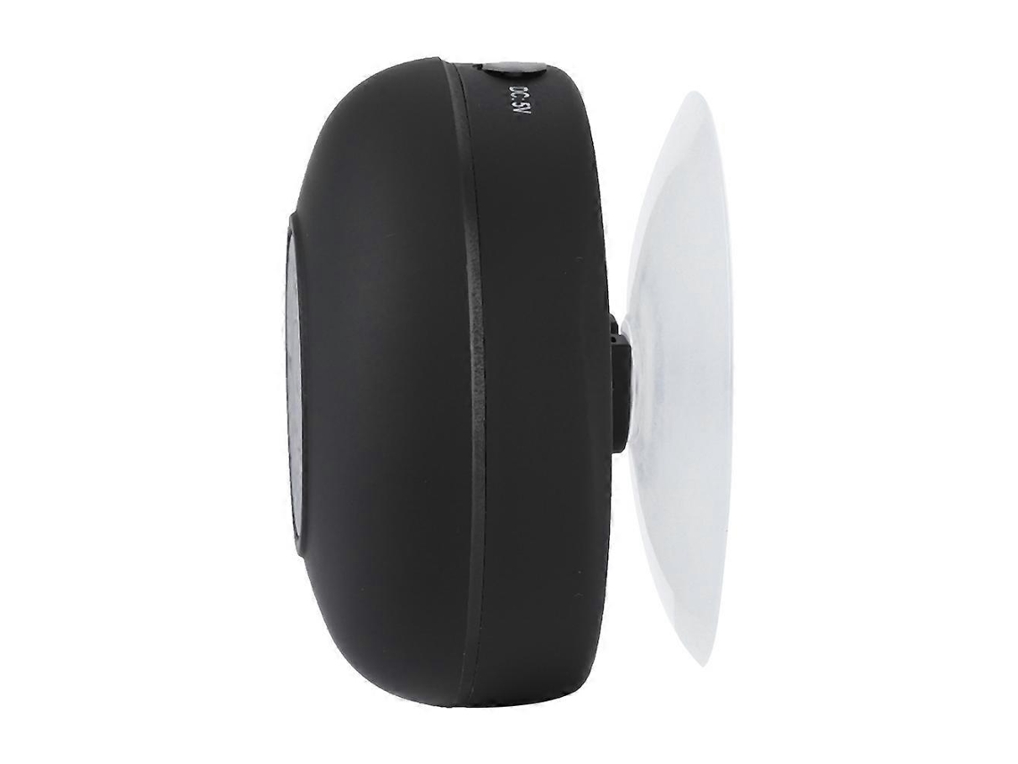 Mini altavoz Bluetooth inalámbrico portátil, impermeable, para música al aire libre con ventosa Chennnls (negro)