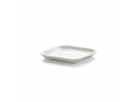 Plato Ariane Alaska Aperitivo Cerámica Blanco (11,4 X 11,4 Cm)