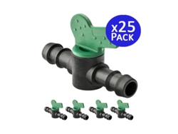 Llave de Paso Riego Por Goteo 16Mm SUINGA Pack 25 SUINGA